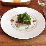 キノシタ - 【'12/11/25撮影】デジュネ 1900円 のカツオの瞬間燻製とアボカドのサラダ