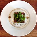 キノシタ - 【'12/11/25撮影】デジュネ 1900円 のカツオの瞬間燻製とアボカドのサラダ