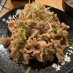 伝説のすた丼屋 - すたみな焼き定食です。（2021年10月）