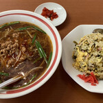 豊源 - 台湾ラーメンと高菜チャーハン