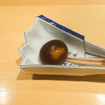 銀座 しのはら - ゆり根入り葛餅