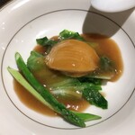 上海酒家 岳 - 干し鮑と野菜炒め