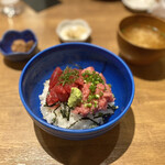 Maguro Semmon Kashiwa Suisan - ・中落ち&ネギトロ丼 1,550円/税込