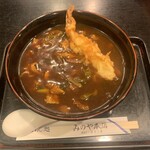 みのや本店 - 海老天カレーうどん