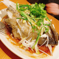 Az/ビーフン東 大阪店 - 天然クエ かぶと ねぎ油醤油