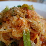 TRATTORIA La Wasabi - 水菜といかのﾎﾟﾓﾄﾞｰﾛ