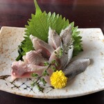 魚金寿司 すゞ木 - 鰯刺し600円