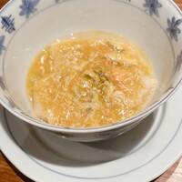 桃仙閣 東京 - 上海蟹と絹傘茸の煮込みスープ