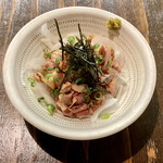 blanc cotta - 種鳥のタタキ(450円)