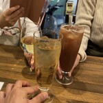 Akaisinosakanatozimotoyasainomisebarotto - 本日2度目の乾杯♪