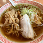 Kourakuen - 相方の「中華そば・クラシック」は、ロカボ麺とメンマに変更！！