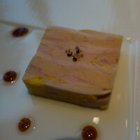 RESTAURANT PRUNIER - 鴨フォアグラと比内鶏のプレッセ