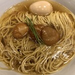 麺屋一燈 - 秋の帆立出汁塩ラーメン+味玉