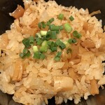 麺屋一燈 - 干し貝柱のバター醤油炊き込みご飯