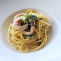 The Kitchen Salvatore Cuomo NAGOYA - メイン　スルメイカとほうれん草のクリームパスタ