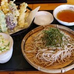 そば処湯川 - 天ざる