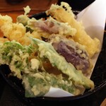 そば処湯川 - 天ざる