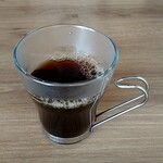 Shinshuu Yukigura Jukusei Soba Otona - セットのホットコーヒー