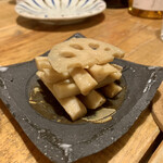 蕎麦切り 春のすけ - 蓮根煮
