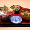 音羽鮨 - 料理写真:海鮮のっけ丼Ｂ級グルメのだんべぇ汁付
