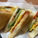 喫茶 カラオケ 舞 - モーニング(焼きサンド) ¥550