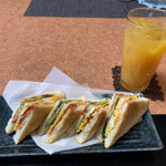 喫茶 カラオケ 舞 - モーニング(焼きサンド) ¥550