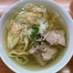 日陰 - 海老ワンタン麺 900円