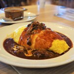 ロイヤルホスト - 料理写真:ロイヤルオムライスハッシュドビーフソース