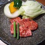 仔牛屋 泉大津本店 - 国産牛ロースランチ。