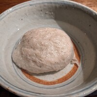 蕎麦懐石 無庵 - そばがきです。