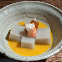 蕎麦懐石 無庵 - そば豆腐です。