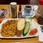 コメダ珈琲店 - あんかけスパ+ホット