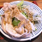 さくら本店 - (ﾗﾝﾁ)さくら定食 小鉢：豚しゃぶとしらすのサラダ　2021.10.21