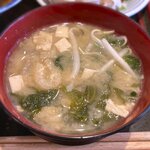 さくら本店 - (ﾗﾝﾁ)さくら定食 具だくさん味噌汁　2021.10.21