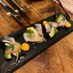 北出食堂 - 活〆平目とほおずきのセヴィーチェ