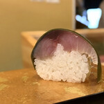 鮨きのすけ - 鯖の棒寿司 1貫