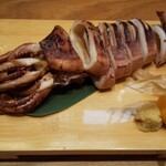 もりもり寿し イオンモール春日部店 - するめのいしる焼き(770円)