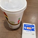 リンガーハット イオン苫小牧店 - ドリンクはコーラ