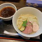 Menya Tamagusuku - 【限定】鶏醤油つけ麺