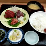 季節料理 魚竹 - 三点盛り定食