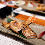 のどぐろ専門 銀座中俣 はなれ - のどぐろ塩焼き（半身）