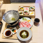 Miyama - 豚肉しゃぶと松花堂膳１０７８円