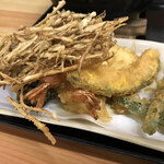 大正庵 - 天ぷら皿盛り
