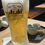 Kuzushikappou Zutto - 生ビール　アサヒスーパードライ