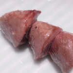 鳥匠 いし井 - 砂ずり→くさみゼロ、むしろ香ばしい。こんな美味しい砂ずりがあるでしょうか