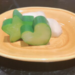 鳥匠 いし井 - 香の物が可愛い♡この遊び心が素敵