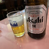 Meisaikan - 瓶ビール(アサヒスーパードライ)中ビン(550円)