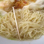 麺屋 六 - 香港麺の細さ