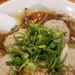 麺屋 六感堂 - 生姜香る秋刀魚のつみれラーメン (しお)＋つみれ増し