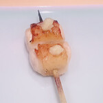 鳥匠 いし井 - 抱き身→胸なのに脂がのっていて、柔らか。